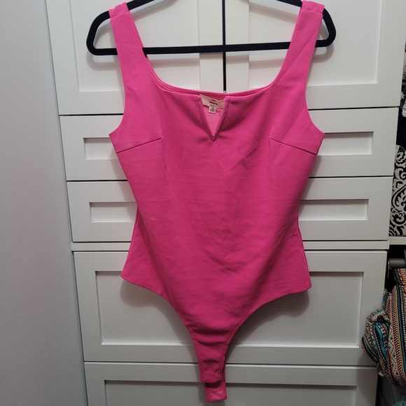 Entro Bright pink bodysuit Size M - Picture 1 of 3